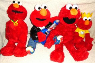 Elmo Dolls Bundle 4: Rock N Roll,  Let 