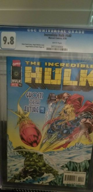 The Incredible Hulk 440 - Cgc Graded 9.  8