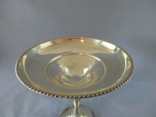 M Fred Hirsch Co.  Sterling Silver 6  Weighted Compote Not Scrap About 177 Grams
