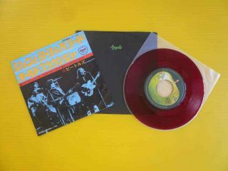 Japan Apple 45rpm 7 " Red Wax Single W Pc / Beatles / The Ballad Of John And Yoko