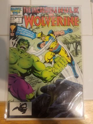 Hulk Vs Versus Wolverine 1 Marvel Reprints Hulk 180 - 181 Nm