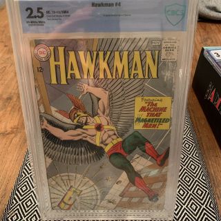 Hawkman 4 Dc Comics Origin & 1st Appearance Zatanna Key Issue Cbcs 2.  5
