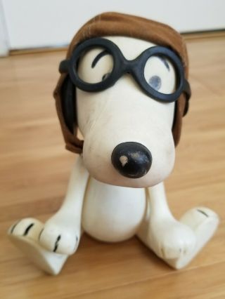 Vintage 1966 Snoopy Vinyl Figure Toy (united States Feature Syndicate)