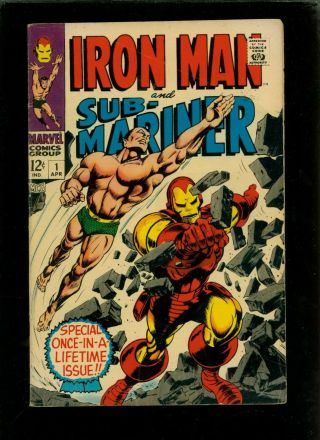 Iron Man And Sub - Mariner 1 Vg 4.  0
