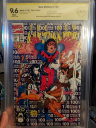 The Mutants 100 Cbcs 9.  6 1st X - Force Signed By Stan Lee & Rob Liefield