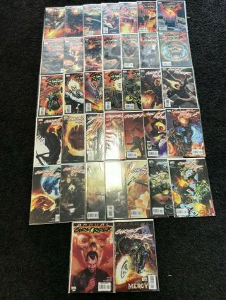Marvel Comics 2006 - 09 Ghost Rider Complete Series Run Issues 1 - 35,  Annuals