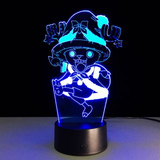 Anime One Piece Tony Chopper Desk Light Decorative Lantern 3d Led Table Lamp