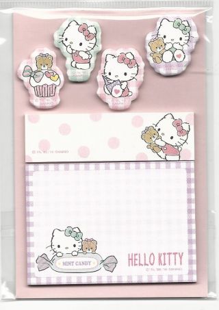 Sanrio Hello Kitty Sticky Notes Tabs Japan Folder