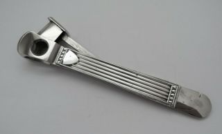 Pfeilring Solingen - Large Sterling Silver Sided - Cigar Cutter/clipper 99.  5 Grm