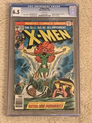 The X - Men 101 (oct 1976,  Marvel) White Pages Cgc 6.  5