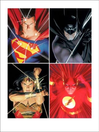 Alex Ross Rare The League Litho Signed Nycc 2018 Exclusive With
