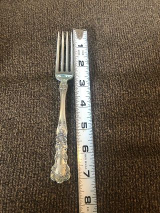 Gorham Buttercup Sterling Silver 7 " Dinner Fork Old Mark Patent Date No Mono