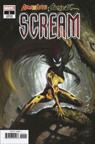 Absolute Carnage Scream 1 1 In 50 Variant Ryan Brown Incentive Venom