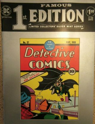 Famous 1st Edition C - 28 Detective 27 Treasury Edition Dc 1974