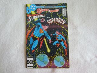 Dc Comics Presents Superman And Superboy Comic 87 November 1985