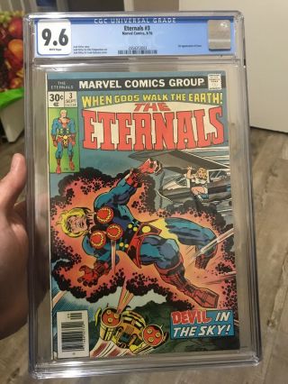 The Eternals 3 Cgc 9.  6 White Pages - 1st Appearance Of Sersi - Cheapest On Ebay