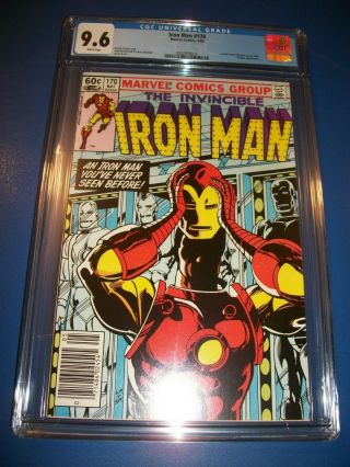 Invincible Iron Man 170 Key 1st J Rhodes In Armor Cgc 9.  6 Nm,  War Machine Wow