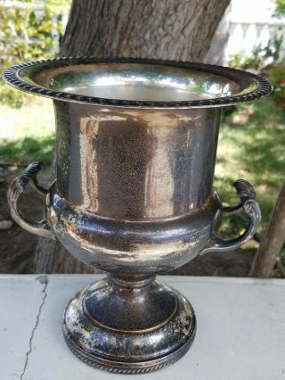 Antique Vintage F.  B.  Rogers Silver Co.  Silver Plated Loving Cup Trophy