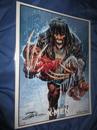 Neal Adams Signed Dc Comics Art Print Wolverine (the First X - Men/movie)