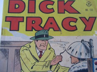 Dick Tracy Golden Age Comic Book Dell Detective 133 Vintage 1941