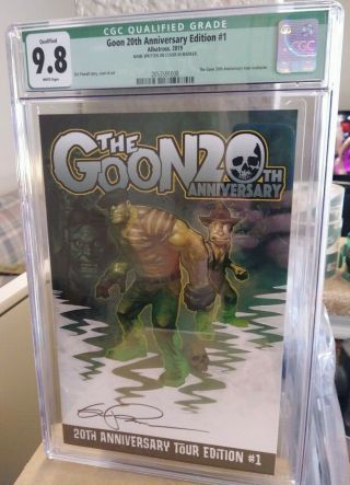 The Goon 1 Albatross Signed By Eric Powell 20th Anniversary Edition Cgc 9.  8 