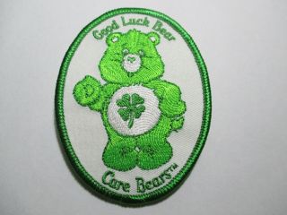 Good Luck Bear,  Care Bear Patch,  Vintage,  Nos 2 1/2 X 3 3/8 Inches
