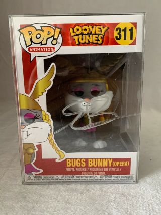 Eric Bauza Signed Bugs Bunny Opera Funko Pop Looney Tunes 311 Bam Box Autograph