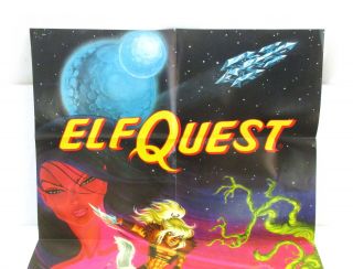 Vintage ELFQUEST Fantasy With Teeth Promo Poster,  Richard Wendy Pini 2