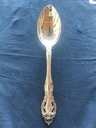Gorham La Scala Sterling Silver Serving Spoon 8 3/4 " No Monogram