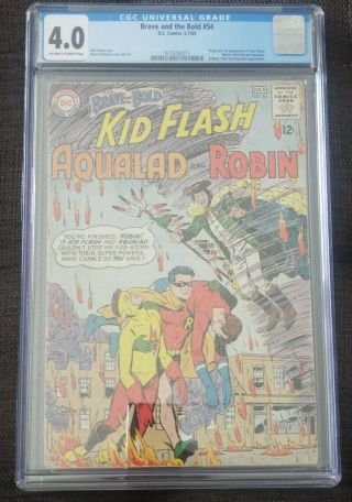 Brave & The Bold 54 Cgc 4.  0 1st Appearance Of Teen Titans Dc Universe Tv Show 1