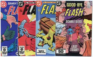 Flash 325 - 350 Complete Run Avg.  Nm 9.  4 White Pages Dc 1983
