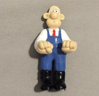 Irwin Toys Wallace And Gromit Collectible Pvc 2.  5” Figure 1989 57777 Vintage