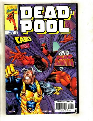 Deadpool 22 Nm Marvel Comic Book X - Men X - Force Wolverine Cable Domino Ek8