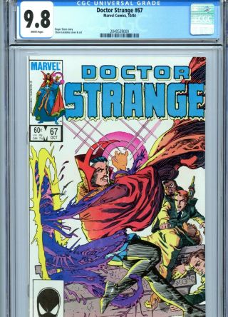 Doctor Strange 67 Cgc 9.  8 White Pages Marvel Comics 1984