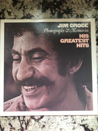 Jim Croce ‎– Greatest Hits Photographs & Memoirs Lp Vinyl Record Orig 1972