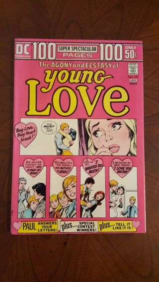 Young Love 107.  Dc.  January 1974.  100 Pg.  Spectacular.  Rare In