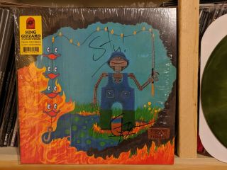 King Gizzard And The Lizard Wizard - Fishing For Fishies Color Signed Lp