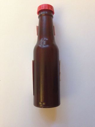 Vintage Mini Plastic BUDWEISER Bottle 4 Inches Beer Collectible 4
