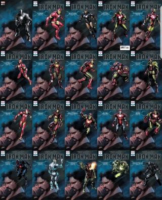 Tony Stark Iron Man 1 Complete 20 Variant Armor Cover