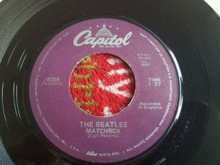 The Beatles 45 Record Matchbox,  1978 Capitol