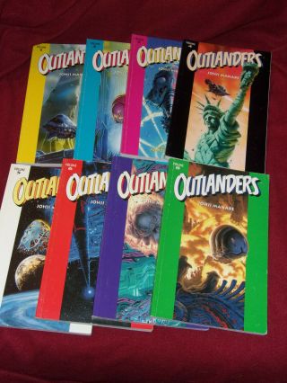 Outlanders By Johji Manabe Complete Set Vol.  1 - 8 (1996,  Tpb) Dark Horse Manga