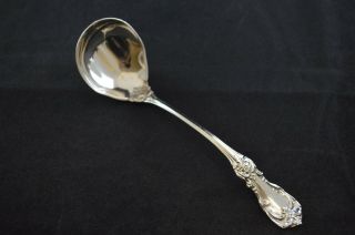 Reed & Barton Burgundy Sterling Silver Solid Cream Ladle - Mark - 5 - 1/2 "