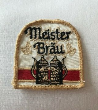 Meister Brau Beer Patch Vintage Distressed