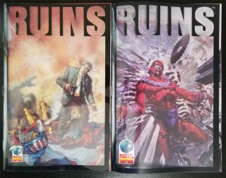 Ruins 1 - 2 Complete Set Warren Ellis Alterniverse Acetate Cover 1995