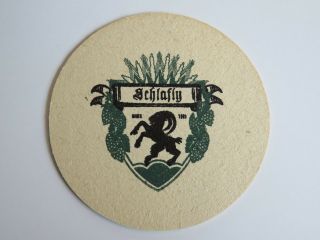 Beer Pub Coaster: Schlafly Brewing Company Brewed In St Louis,  Missouri 1998