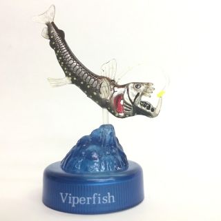 Kaiyodo The Deep Sea Odyssey Bottle Cap Mini Figure Fish Viperfish Japan