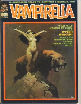 Vampirella 7 (1969) Frank Frazetta Cover Fine