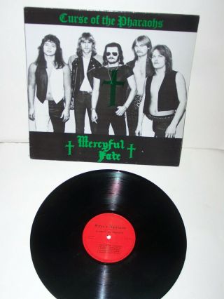 Mercyful Fate - Curse Of The Pharaohs Lp Record King Diamond - Vocals