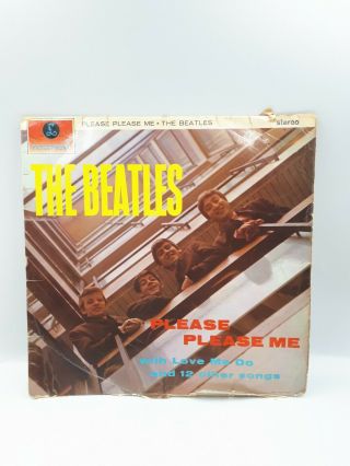 The Beatles Please Please Me 1963 Vinyl 8th Press Release Record