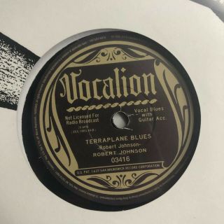ROBERT JOHNSON Terraplane Blues/Kind Hearted Woman Blue RSD2019 78rpm 10 